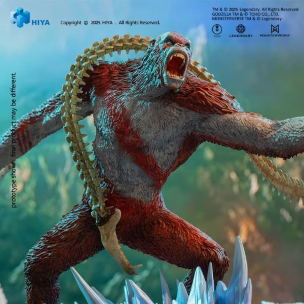 預購26年Q4 HIYA 海雅 2024哥吉拉與金剛：新帝國 刀疤王 塗裝完成品 