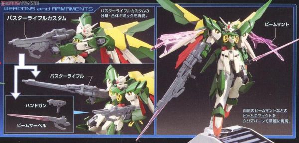 萬代 BANDAI 1/144 鋼彈模型 HGBF#017 重生鳳凰鋼彈 