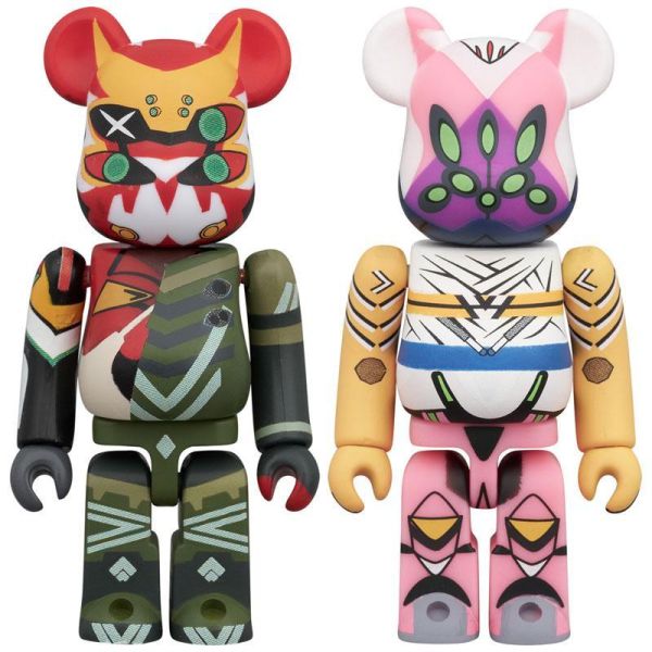 預購9月 BE@RBRICK 庫柏力克熊xEVA 新2號機α&8號機β 臨時戰鬥型態 100% 2入組 