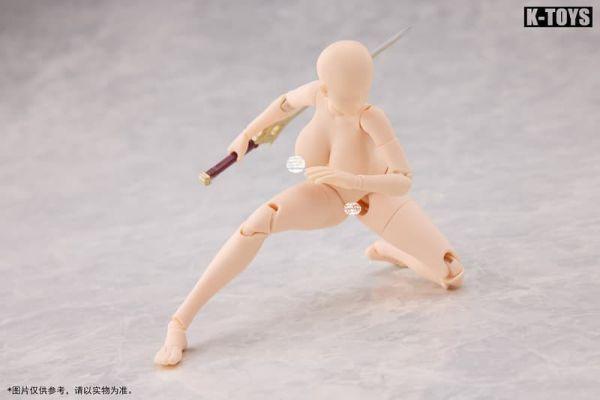 K-Toys 日漫風 豐滿女素體 KT02A 白膚 1/12 