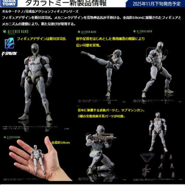 預購11月 TAKARATOMY ALTERED NANO AN-01 可動 