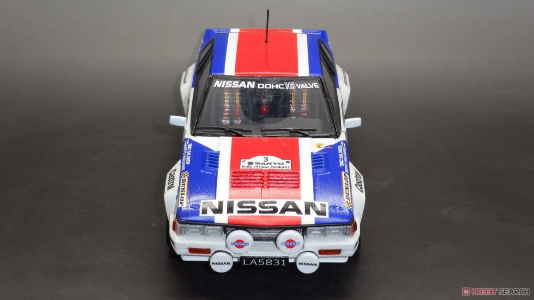 青島社 AOSHIMA  1/24 汽車模型 BEEMAX SERIES NO.07 NISSAN 240RS New Zealand Rally Version 組裝模型  
