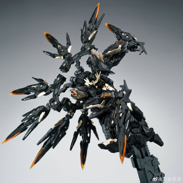 預購6月 萬象聚變 1/100 黑天啟 預噴塗外甲 合金骨架 組裝模型 