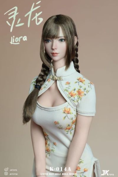 預購第二季 JKTOYS 1/6 亞洲美女頭雕 靈龍 可動眼 K-014A L0409 