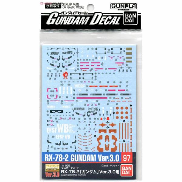 萬代 BANDAI 鋼彈水貼紙 No.97 RX-78-2  鋼彈 初鋼3.0專用 水貼 萬代 BANDAI 鋼彈水貼紙 No.97 RX-78-2 3.0專用