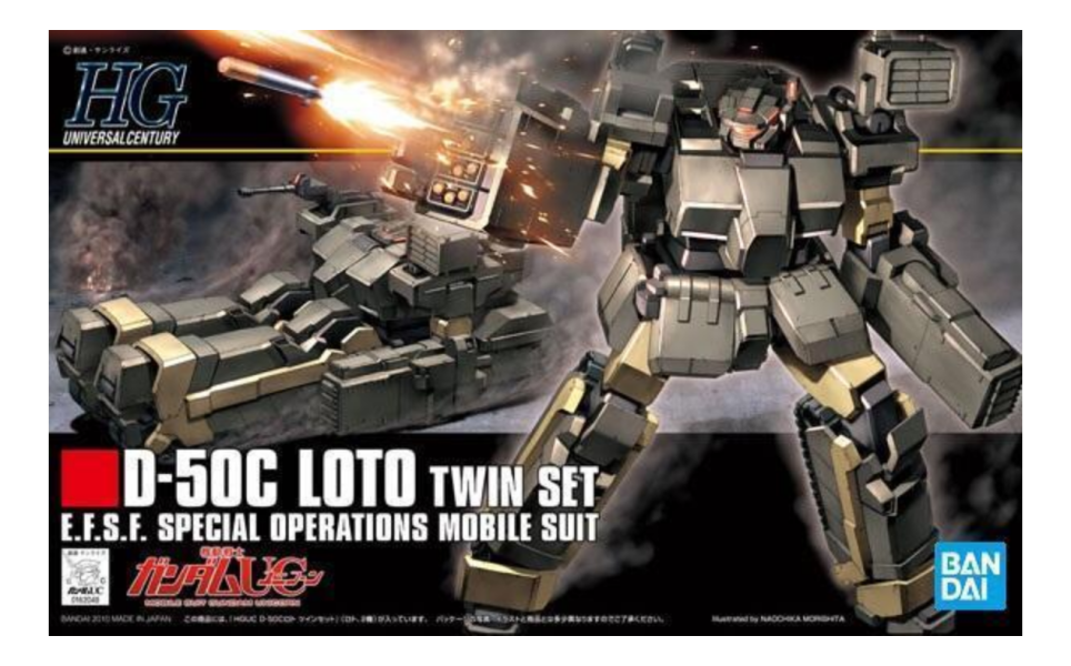 萬代 HGUC 1/144 #106 鋼彈UC D-50C 洛特雙機套組 組裝模型 