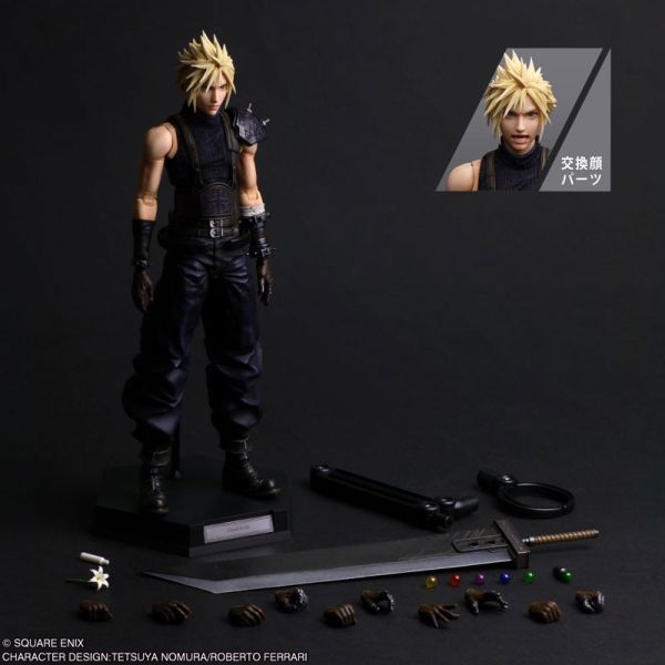 預購26年3月 SQEX 史克威爾 PLAY ARTS真 PA真 太空戰士 最終幻想 FF7 克勞德 