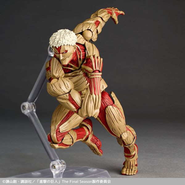 海洋堂 Revoltech 山口式 進擊的巨人 鎧之巨人 可動完成品 
