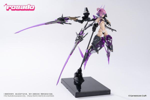 核誠治造 蘿莎計劃 ECRS-02 星花 黑鳶尾 可動完成品 