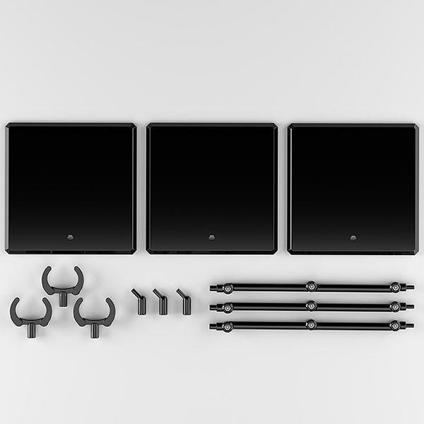 THE簡單支架 ×3 BLACK（模型＆人物模型用 ) 