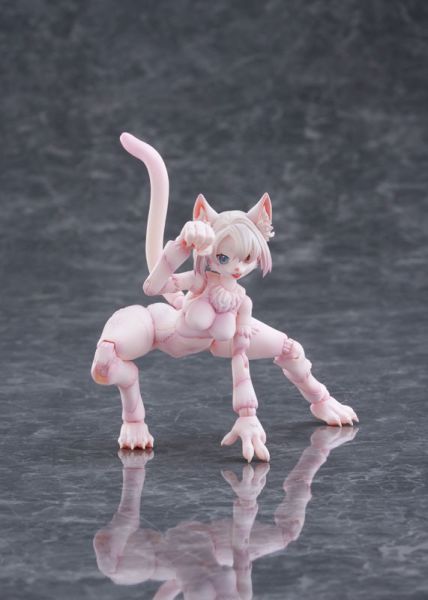 預購26年2月 青島 KEMOPLA 獸普拉 1/12 No.KP-01R 鑽石眼貓 獸娘 組裝模型 