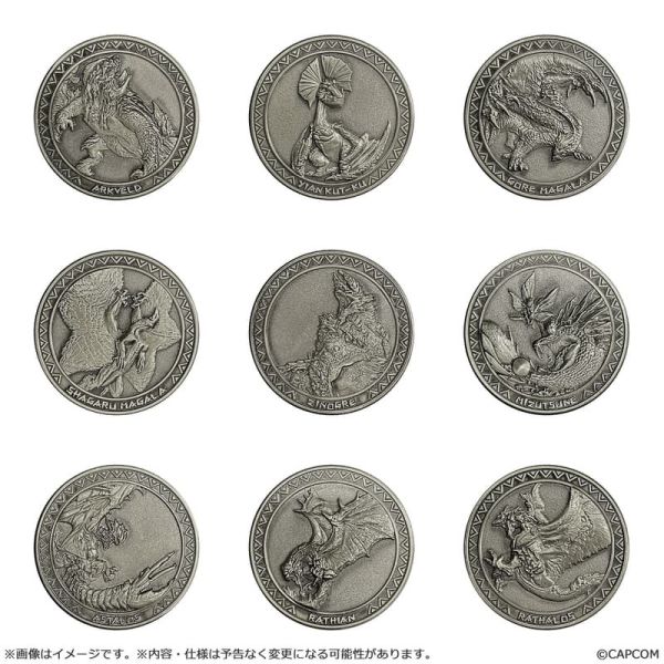 預購26年7月 CAPCOM 魔物獵人 荒野 金屬硬幣獎牌收藏集 獎章 第1彈 中盒20入 