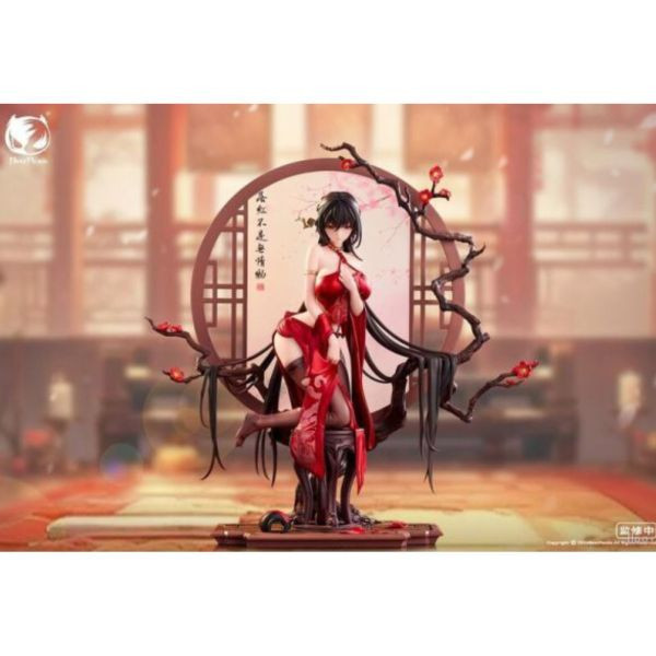 BearPanda 國風系列第二彈 週年款 落紅 溫感漆 特典版 1/6 PVC完成品 