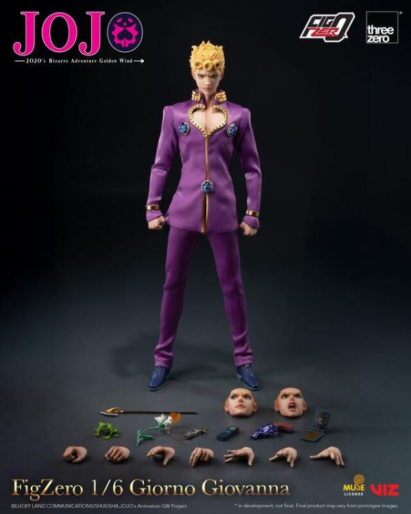 預購第四季 threezero JOJO的奇妙冒險：黃金之風 喬魯諾 喬巴拿 