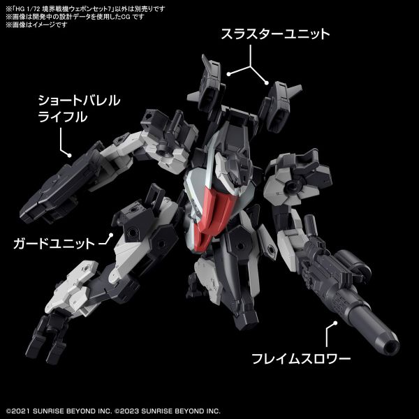 萬代 BANDAI 境界戦機 武器套組7 