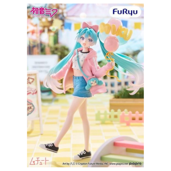 預購11月 Furyu 景品 Muchute 八三 原畫 初音未來 公園約會Ver 