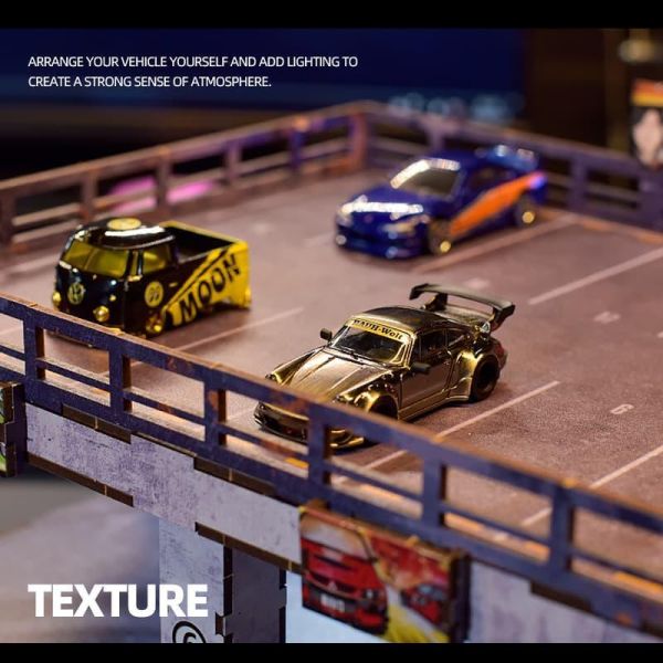 預購4月 1/64 DIY 拼裝飄移台 頭文字D 速度與激情3 兩款 