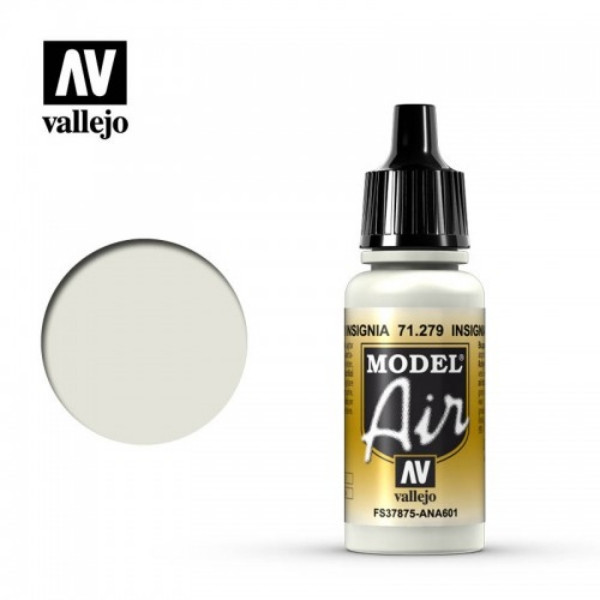 西班牙 Vallejo AV水性漆 Model Air 71279 徽章白色 17ml 