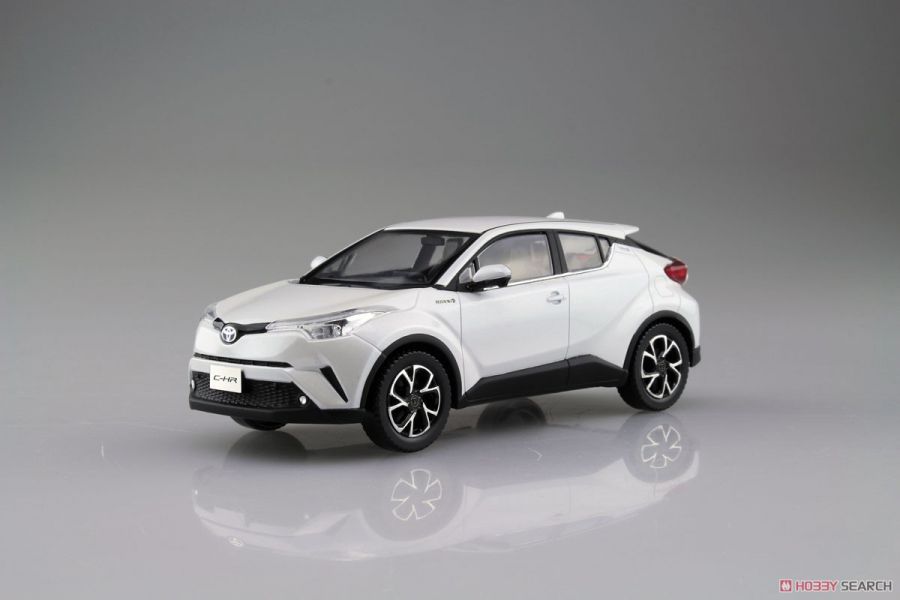 青島社 AOSHIMA 1/32 汽車模型 豐田 C-HR 閃耀珍珠白 (免膠免塗裝) 汽車模型 