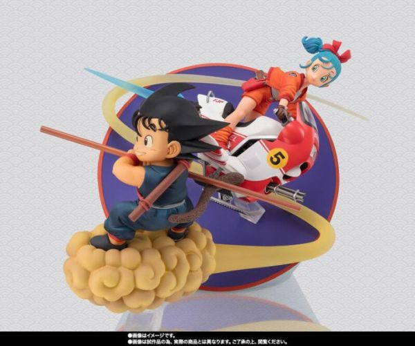 代理版 Figuarts ZERO 七龍珠 孫悟空&布瑪 PVC完成品 