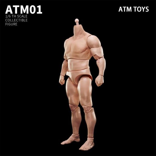 預購7-9月 ATM TOYS 1/6 ATM01 升級版 強壯版男性兵人素體 