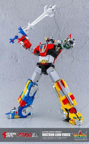 ActionToys 合金 Voltron Lion Force  五獅合體 百獸王 附特典 