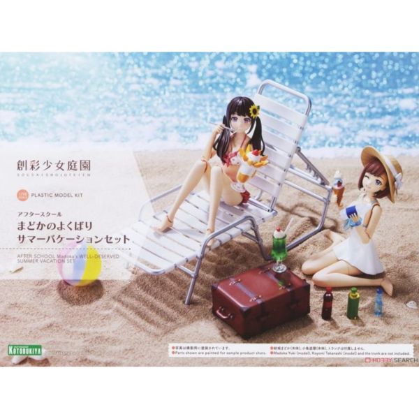 壽屋 1/10 創彩少女庭園 下課後 小圓的暑假套組 組裝模型 (不含人物) 