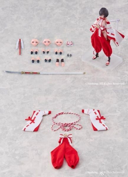 預購Q4 溯行 1/12 可動 戰鬥巫女 上滕桔梗 