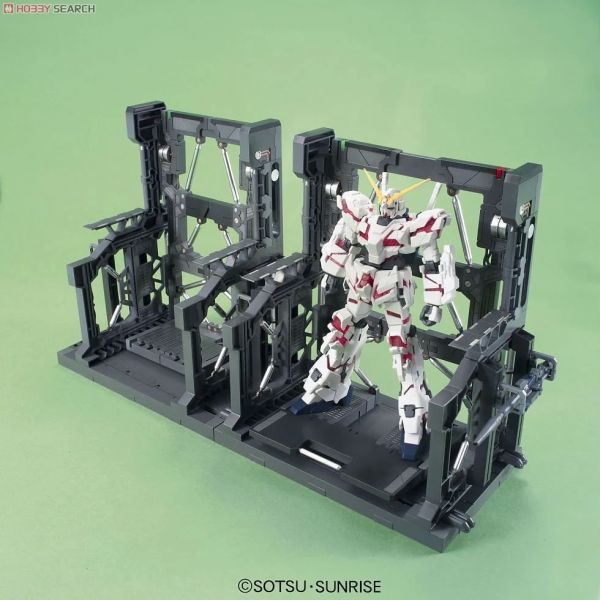 萬代 BANDAI 1/144 BUILDERS PARTS 系統台座 (深灰) 