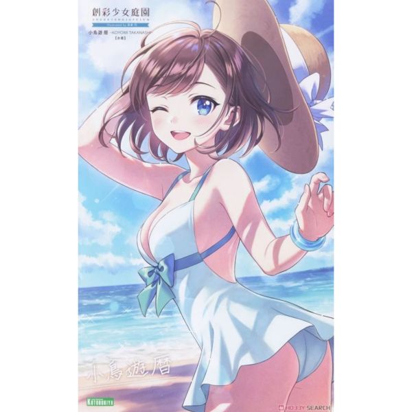 壽屋 1/10 創彩少女庭園 小鳥遊 曆 泳裝 組裝模型 