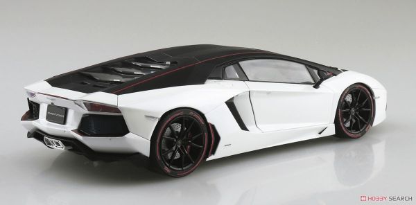 青島社 AOSHIMA 1/24 超級跑車 #12 '15 藍寶堅尼 Aventador Pirelli Edition 