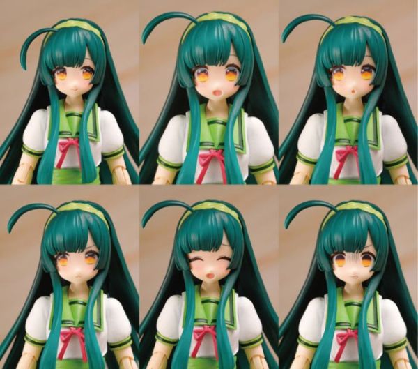 PLUM 東北俊子 Plafia Tohoku Zunko 迷你人物組 組裝模型 