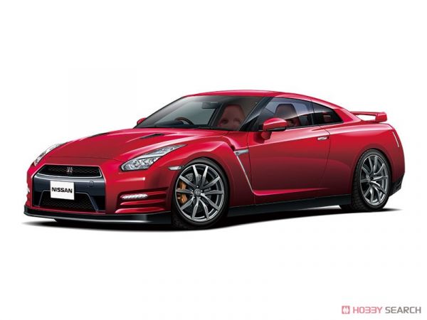 青島社 AOSHIMA 1/24 汽車模型 模型車 No.03 058572 日產 R35 GT-R Pure Edition '14 組裝模型 AOSHIMA 1/24 閃電霹靂車 阿斯拉 AKF-0/G LIFTING TURN模式