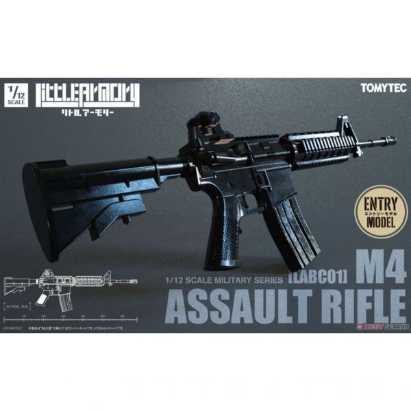 TOMYTEC 1/12 迷你武裝 LittleArmory LABC01 M4 Assault Rifle 卡賓槍 突擊步槍 