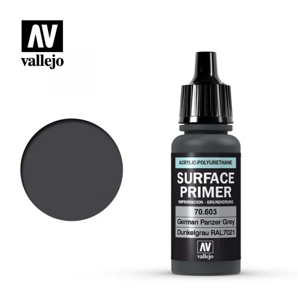 Vallejo AV水性漆 SURFACE PRIMER 70603 德國裝甲灰 17ml 