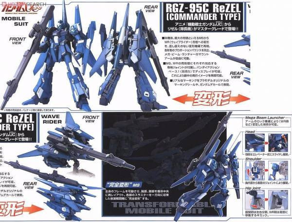 萬代 BANDAI 1/100 鋼彈模型 MG 里澤爾隊長機 組裝模型 