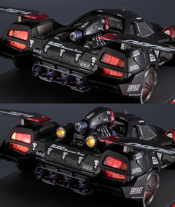 預購27年Q1 代理版 threezero HI-SPEC 閃電霹靂車 阿斯拉 G.S.X 黑色限定 含壓克力盒 