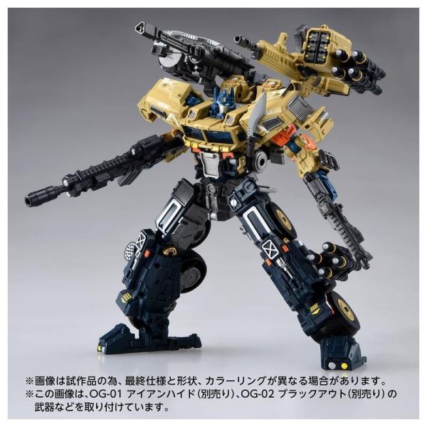 預購27年2月 TAKARATOMY 變形金剛 OVERGEARE OG-03 戰術指揮官 柯博文 