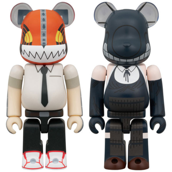 預購9月 Medicom Be@rbrick 鏈鋸人&波姆 2PCS SET 