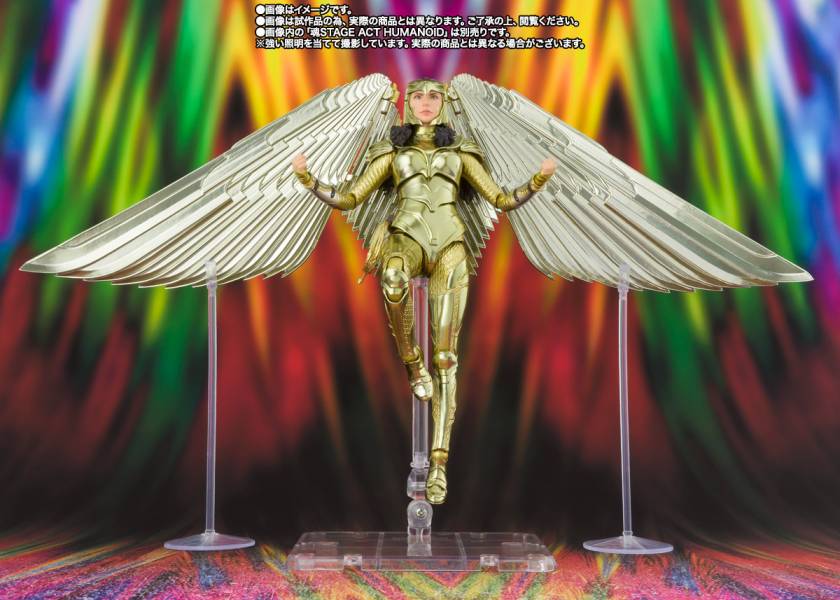 萬代 BANDAI 代理版 S.H.F 神力女超人 金鷹裝甲 (神力女超人1984) 可動完成品 