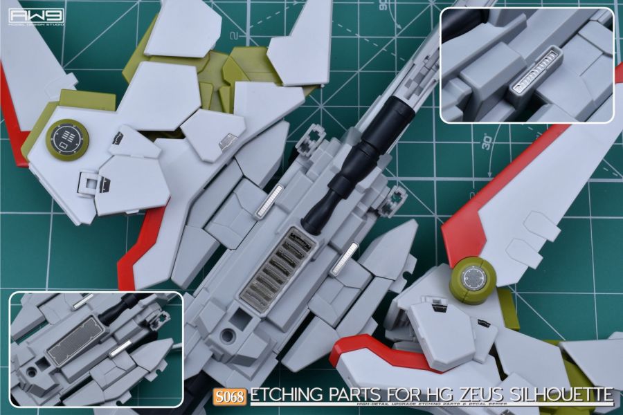 鋼魂 AW9 S68 HG 1/144 神王宙斯型外掛裝備 改造蝕刻片 附水貼 