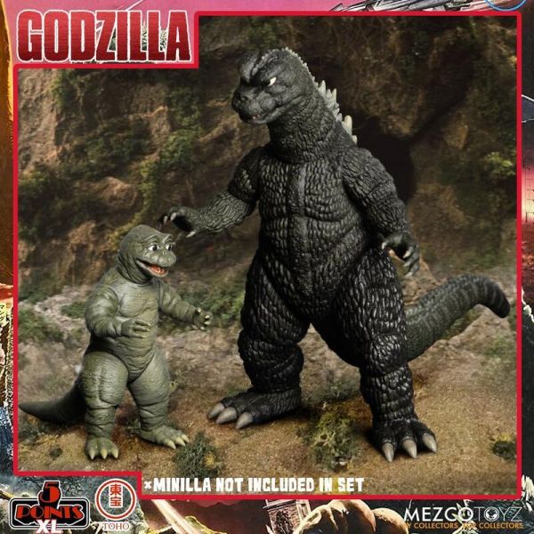 MEZCO 5 Points XL 哥吉拉1968 怪獸總進擊 Round 1 寶箱組 