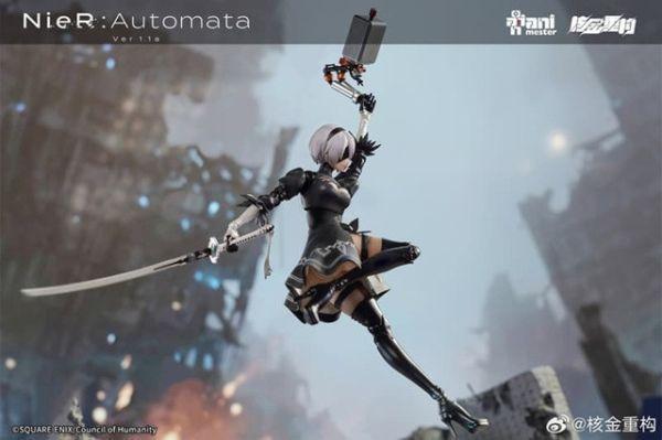 核金重構 包膠人偶 尼爾：自動人形 Ver1.1a 2B 1/9 可動 