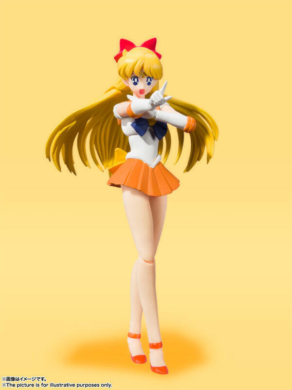 萬代 BANDAI 代理版 SHF 美少女戰士 月光仙子 水手金星 動畫配色 