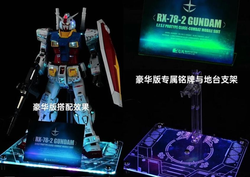 預購12月 UA牌 獨角獸藝術工作室 1/60 PGU 元祖 RX-78-2 初鋼 78全身燈組 2種版本 