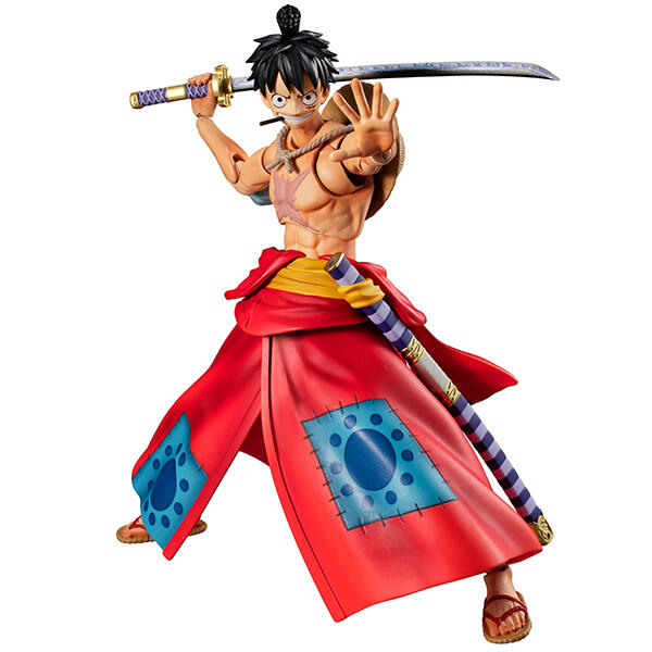 MEGAHOUSE 代理版 VA Heroes 海賊王 和之國 魯夫太郎 可動完成品 