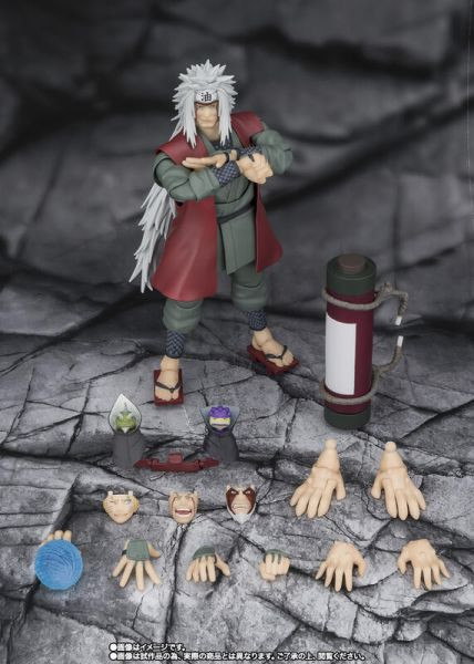 萬代 SHF 火影忍者 自來也 術極緻之木葉豪傑 仙人模式 