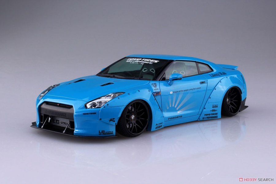 青島社 AOSHIMA 1/24  Liberty Walk NO.09 LB Works R35 GT-R Ver.1 組裝模型 