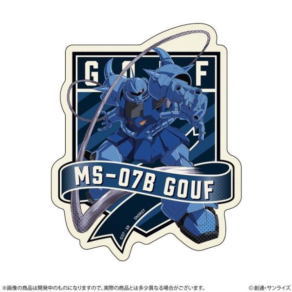 預購9月 Sun Star《鋼彈》古夫 重複沾黏貼 約80×65mm以内 