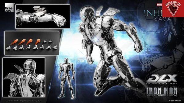 Threezero DLX 復仇者聯盟：無限傳奇 鋼鐵人 Mark2 鉻合金 
